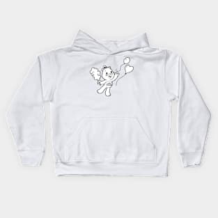 flying balloon Kids Hoodie